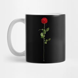 Aesthetic red rose Mug